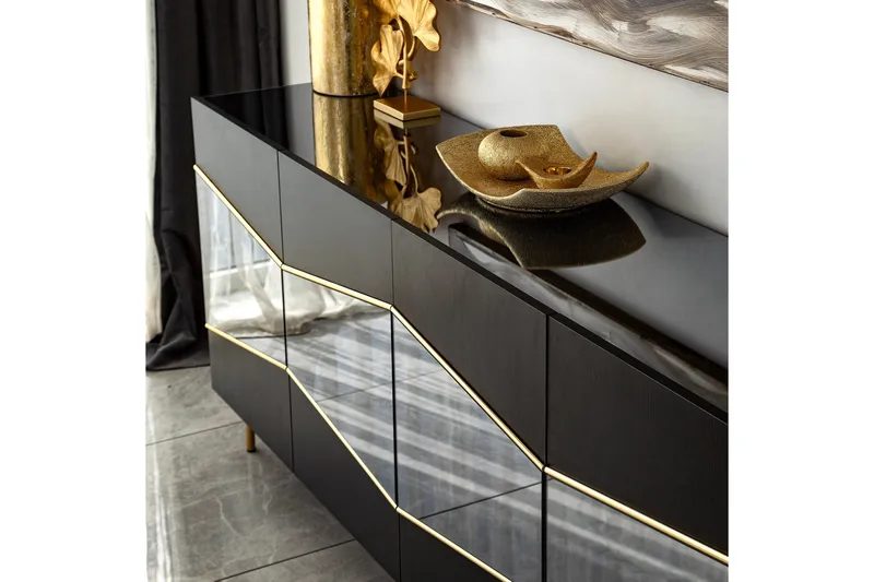 Mami Konsollbord 180 cm - Svart - Förvaring - Förvaringsmöbler - Skänkar & sideboards