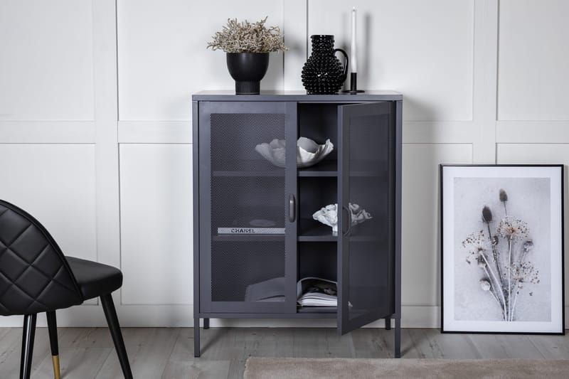Misha Skänk i Metall - Grå - Förvaring - Förvaringsmöbler - Skänkar & sideboards