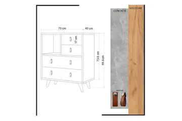 Mod Design Byrå - Trä/Vit - Förvaring - Förvaringsmöbler - Byrå