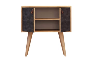 Mod Design Sideboard Läderbeslag - Grå/Trä - Förvaring - Förvaringsmöbler - Skänkar & sideboards