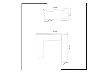 Mod Design Skrivbord - Vit - Möbler - Hemmakontor - Skrivbord