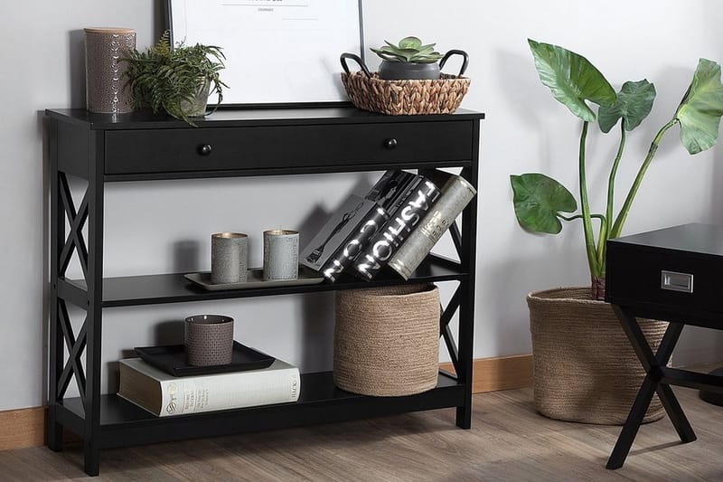 Montgomery Konsolbord 100 cm - Svart - Möbler - Vardagsrum - Soffbord & vardagsrumsbord - Avlastningsbord & konsolbord