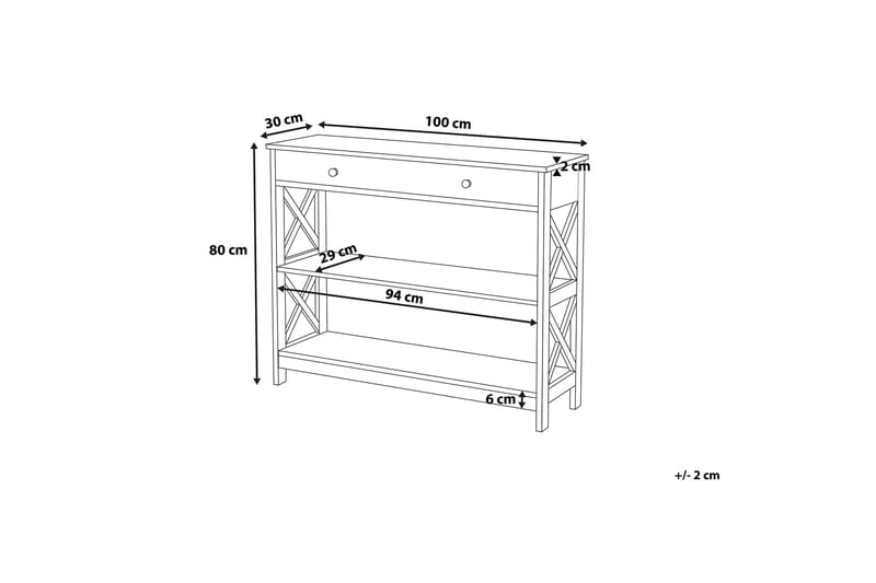 MONTGOMERY Konsolbord 100 cm - Möbler - Vardagsrum - Soffbord & vardagsrumsbord - Avlastningsbord & konsolbord