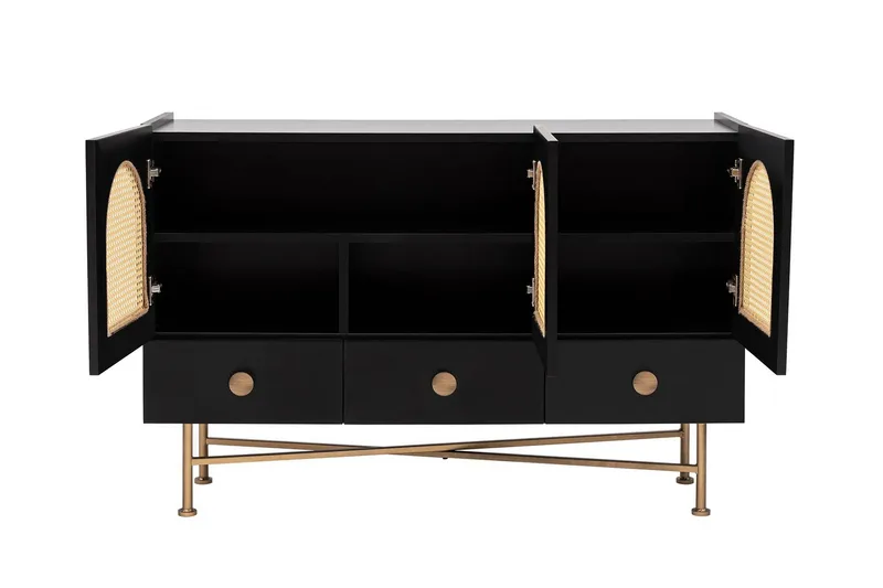 Munny Konsollbord 123 cm - Svart - Förvaring - Förvaringsmöbler - Skänkar & sideboards