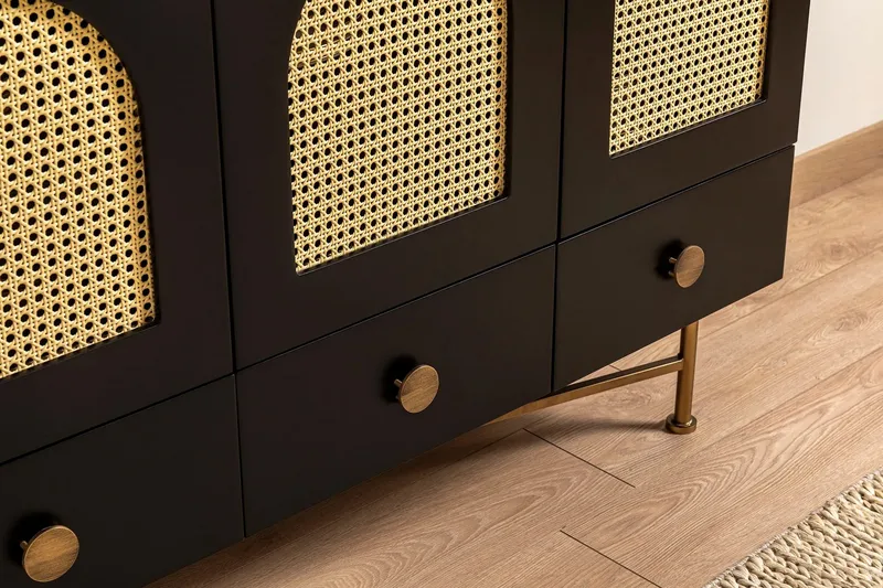 Munny Konsollbord 123 cm - Svart - Förvaring - Förvaringsmöbler - Skänkar & sideboards