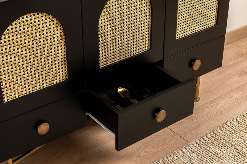 Munny Konsollbord 123 cm - Svart - Förvaring - Förvaringsmöbler - Skänkar & sideboards