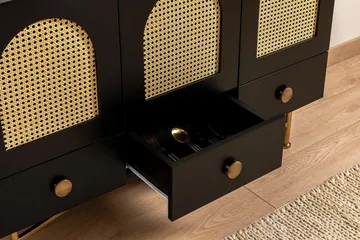 Munny Konsollbord 123 cm - Svart - Förvaring - Förvaringsmöbler - Skänkar & sideboards