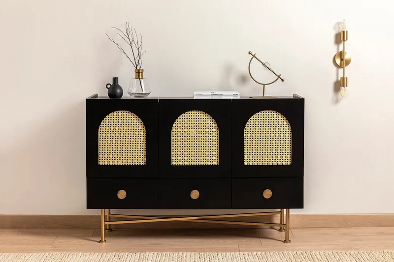 Munny Konsollbord 123 cm - Svart - Förvaring - Förvaringsmöbler - Skänkar & sideboards