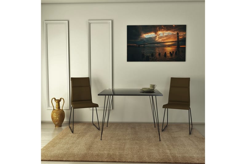 Murtwell Bord 90 cm - Svart/Vit - Möbler - Vardagsrum - Soffbord & vardagsrumsbord - Avlastningsbord & konsolbord