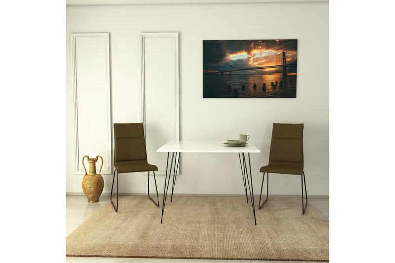 Murtwell Bord 90 cm - Vit - Möbler - Matplats - Matbord & köksbord