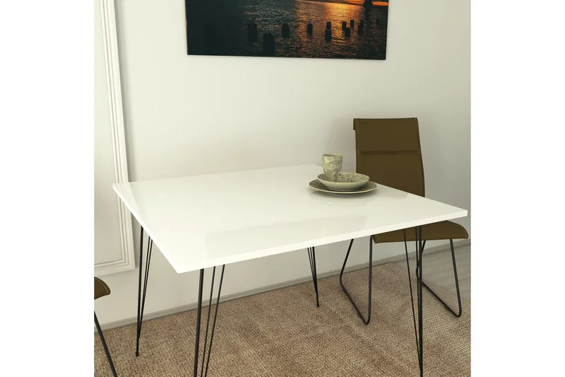 Murtwell Bord 90 cm - Vit - Möbler - Matplats - Matbord & köksbord
