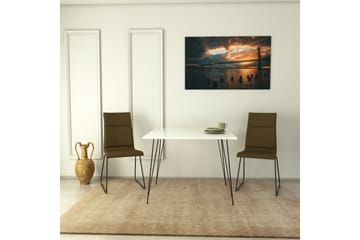 Murtwell Rektangulärt Matbord 90 cm i Trä med Målat Trä-utseende - Vit - Möbler - Matplats - Matbord & köksbord