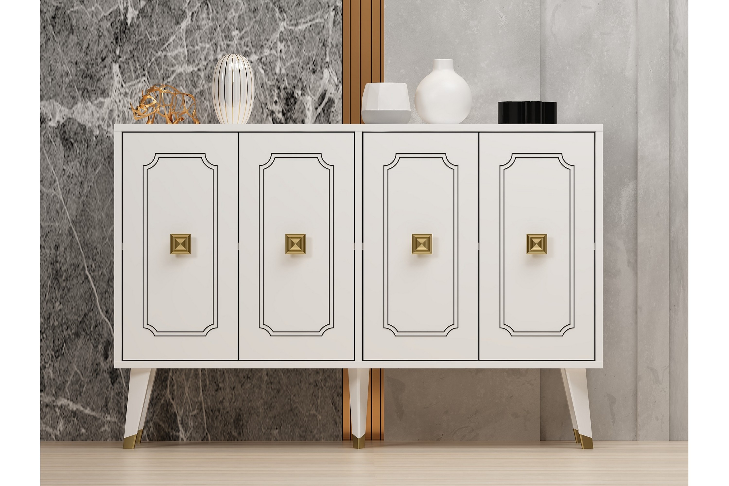 myria konsollbord 120 cm vit -