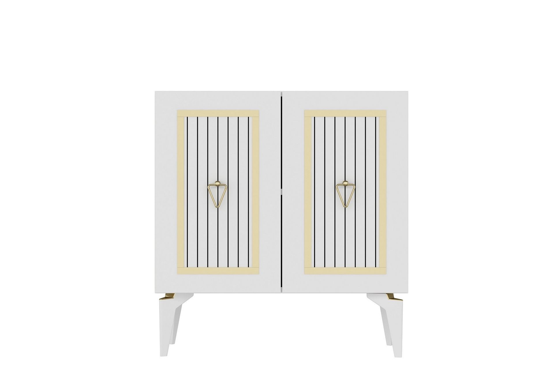 Nandy Konsollbord 75 cm Guld/Vit - Möbler - Vardagsrum - Soffbord & vardagsrumsbord - Avlastningsbord & konsolbord