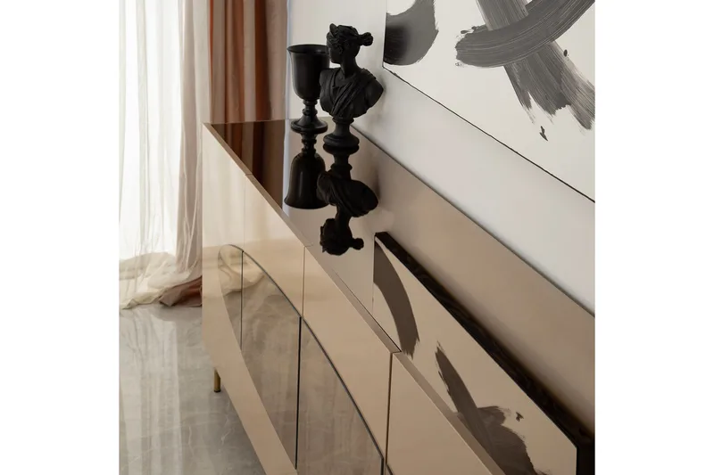 Narain Konsollbord 180 cm - Brons/Guld - Förvaring - Förvaringsmöbler - Skänkar & sideboards