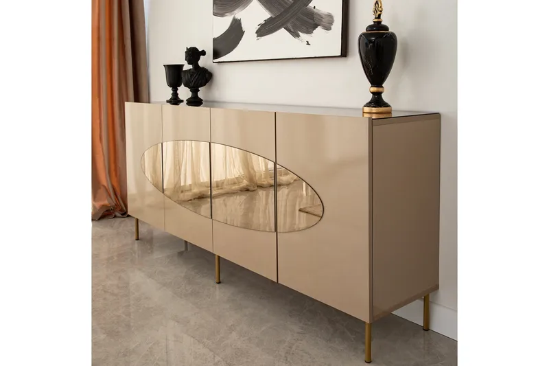 Narain Konsollbord 180 cm - Brons/Guld - Förvaring - Förvaringsmöbler - Skänkar & sideboards