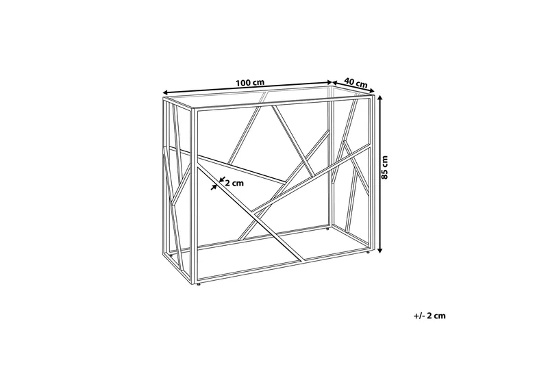 Orland Konsolbord 40 cm - Silver - Möbler - Vardagsrum - Soffbord & vardagsrumsbord - Avlastningsbord & konsolbord