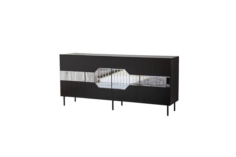 OZZERO Konsollbord 180 cm Svart - Möbler - Vardagsrum - Soffbord & vardagsrumsbord - Avlastningsbord & konsolbord