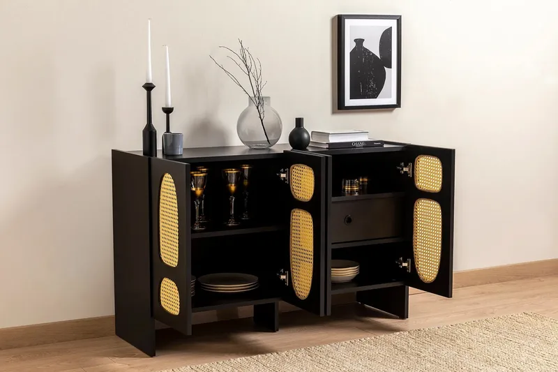 Paro Konsollbord 120 cm - Svart - Förvaring - Förvaringsmöbler - Skänkar & sideboards