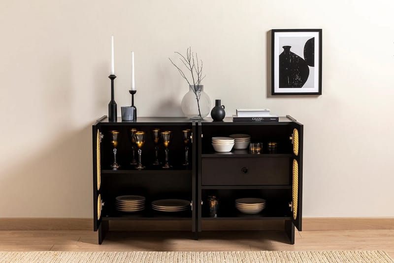 Paro Konsollbord 120 cm - Svart - Förvaring - Förvaringsmöbler - Skänkar & sideboards