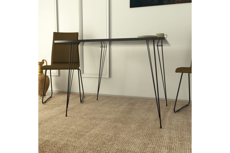 REITA Bord 90 cm Svart/Vit - Möbler - Vardagsrum - Soffbord & vardagsrumsbord - Avlastningsbord & konsolbord