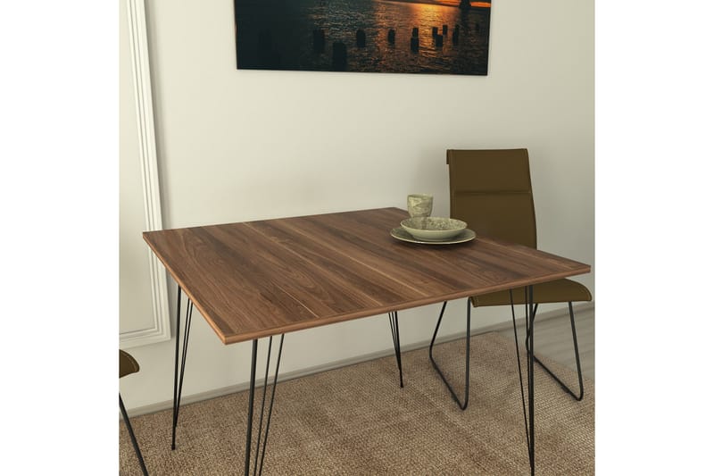 REITA Bord 90 cm Valnöt - Möbler - Vardagsrum - Soffbord & vardagsrumsbord - Avlastningsbord & konsolbord