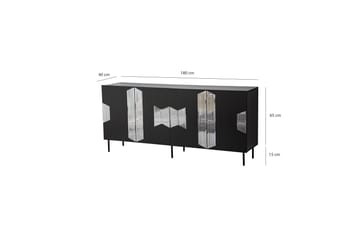 Seyring Konsollbord 180 cm - Svart - Förvaring - Förvaringsmöbler - Skänkar & sideboards