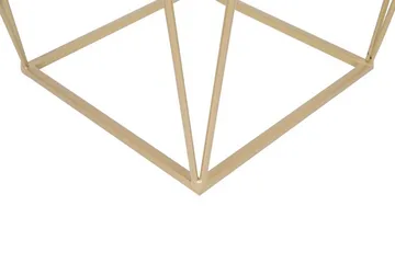 Sierra Sidobord 2 St 45|35 cm - Guld - Möbler - Vardagsrum - Soffbord & vardagsrumsbord - Sidobord & lampbord