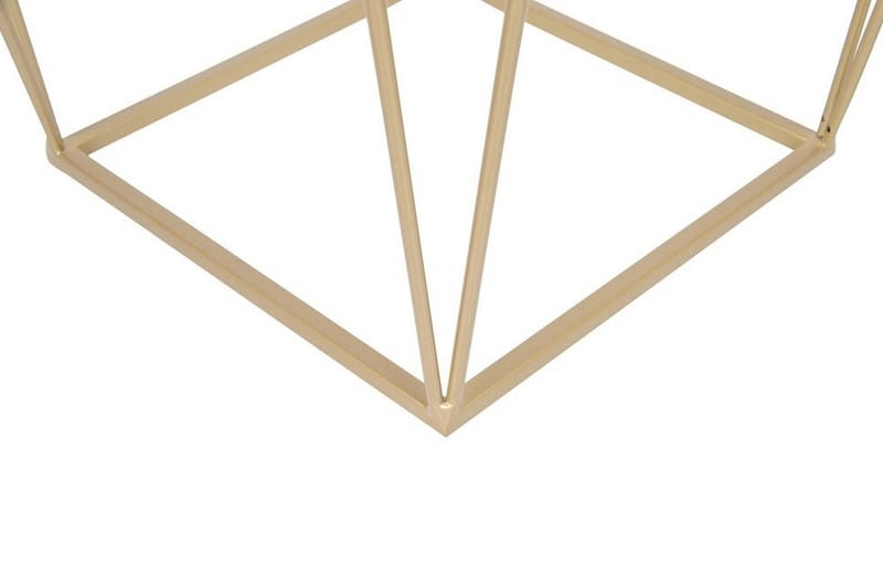 Sierra Sidobord 2 St 45|35 cm - Guld - Möbler - Vardagsrum - Soffbord & vardagsrumsbord - Sidobord & lampbord