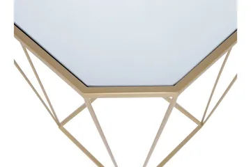 Sierra Sidobord 2 St 45|35 cm - Guld - Möbler - Vardagsrum - Soffbord & vardagsrumsbord - Sidobord & lampbord