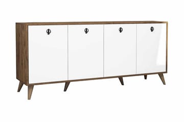 SIGARI Konsollbord 180 cm Mörkbrun/Vit