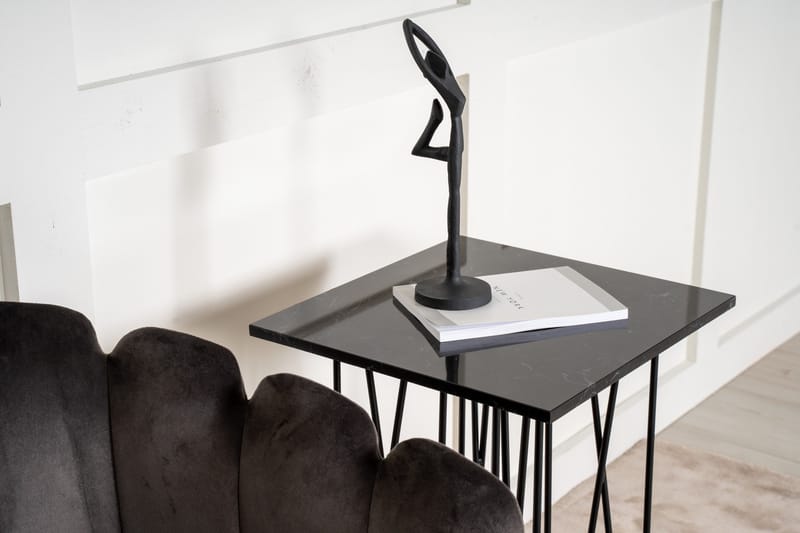 Stone Avlastningsbord 40 cm - Svart - Möbler - Vardagsrum - Soffbord & vardagsrumsbord - Avlastningsbord & konsolbord