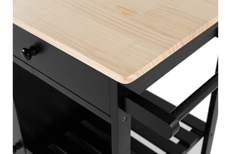 Trapani Serveringsbord 75 cm - Svart - Förvaring - Förvaringsmöbler - Köksö