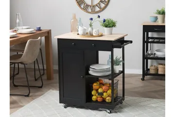 Trapani Serveringsbord 75 cm - Svart - Förvaring - Förvaringsmöbler - Köksö