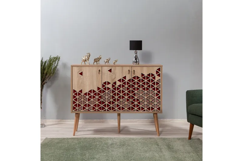 Vellavie Skänk Dekor - Brun/Röd - Förvaring - Förvaringsmöbler - Skänkar & sideboards