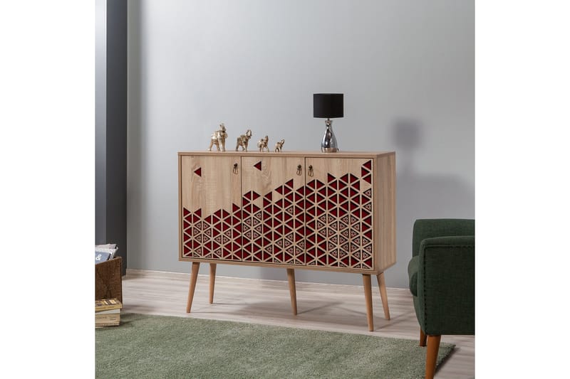 Vellavie Skänk Dekor - Brun/Röd - Förvaring - Förvaringsmöbler - Skänkar & sideboards