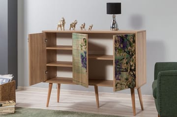 Vellavie Skänk Körsbärsblom - Brun/Grön - Förvaring - Förvaringsmöbler - Skänkar & sideboards