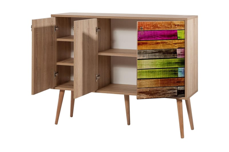 Vellavie Skänk Regnbågspanel - Flerfärgad - Förvaring - Förvaringsmöbler - Skänkar & sideboards