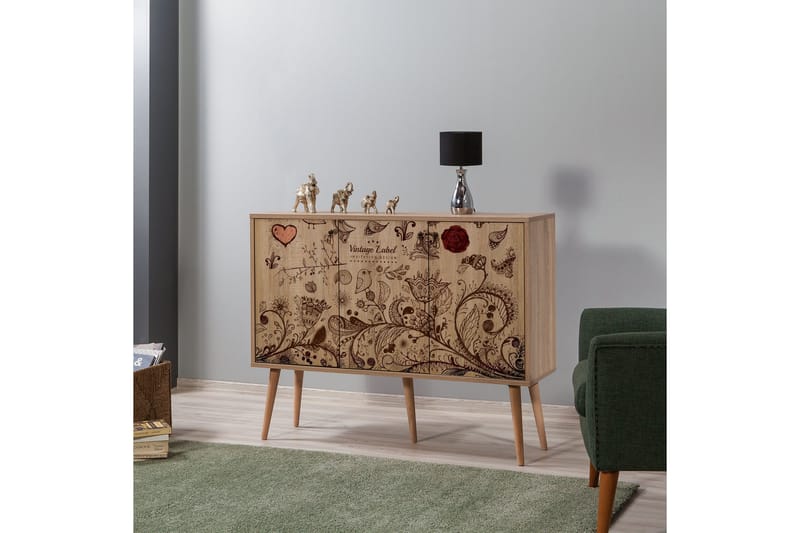 Vellavie Skänk Vintage Label - Mönstrad - Förvaring - Förvaringsmöbler - Skänkar & sideboards