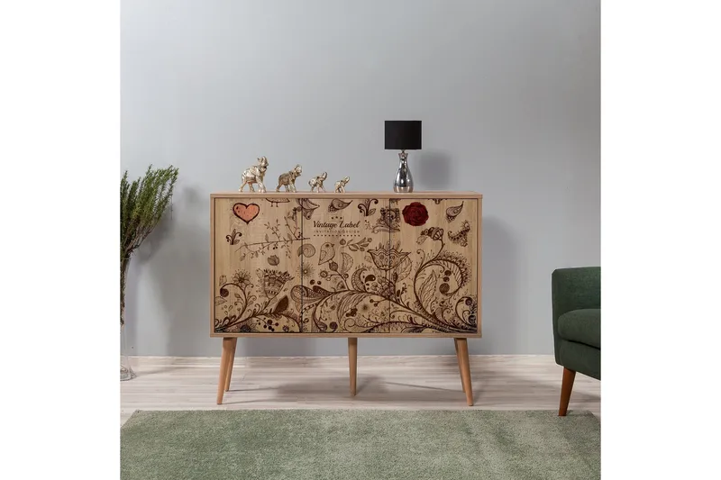 Vellavie Skänk Vintage Label - Mönstrad - Förvaring - Förvaringsmöbler - Skänkar & sideboards