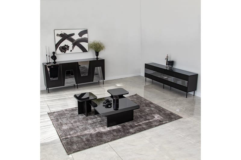VIGONZA Konsollbord 180 cm Svart - Möbler - Vardagsrum - Soffbord & vardagsrumsbord - Avlastningsbord & konsolbord