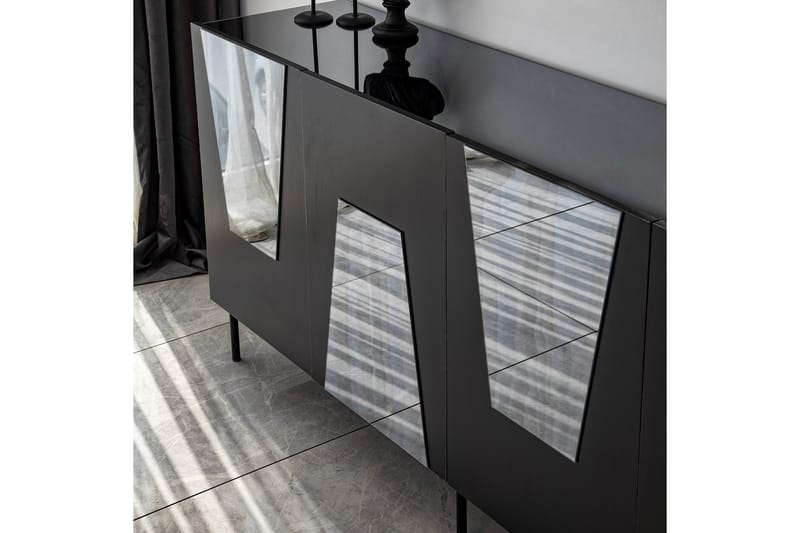 VIGONZA Konsollbord 180 cm Svart - Möbler - Vardagsrum - Soffbord & vardagsrumsbord - Avlastningsbord & konsolbord