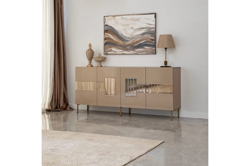 VLIRBERT Konsollbord 180 cm Brons - Möbler - Vardagsrum - Soffbord & vardagsrumsbord - Avlastningsbord & konsolbord