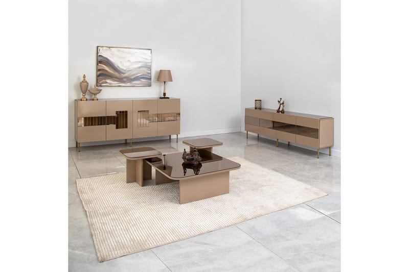 VLIRBERT Konsollbord 180 cm Brons - Möbler - Vardagsrum - Soffbord & vardagsrumsbord - Avlastningsbord & konsolbord