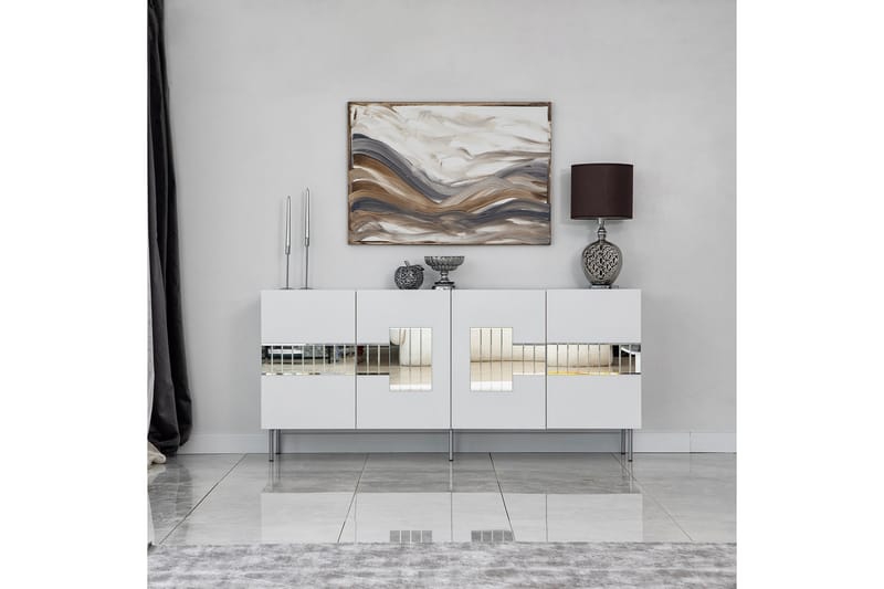VLIRBERT Konsollbord 180 cm Vit - Möbler - Vardagsrum - Soffbord & vardagsrumsbord - Avlastningsbord & konsolbord