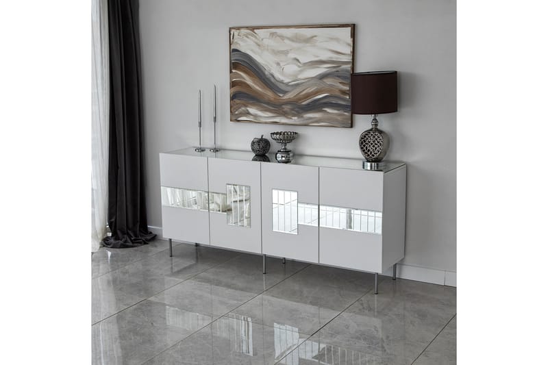 VLIRBERT Konsollbord 180 cm Vit - Möbler - Vardagsrum - Soffbord & vardagsrumsbord - Avlastningsbord & konsolbord