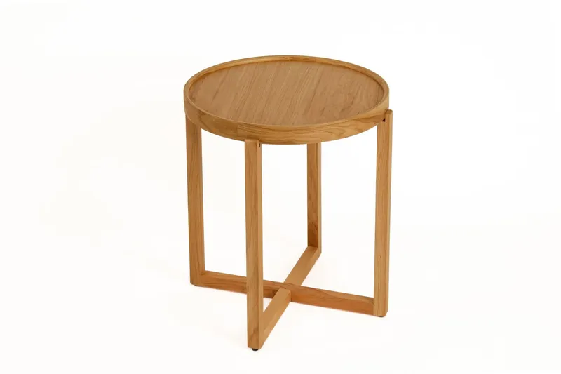 Babilas Satsbord (3 delar) 45x55x45 cm - Ek - Möbler - Vardagsrum - Soffbord & vardagsrumsbord - Satsbord