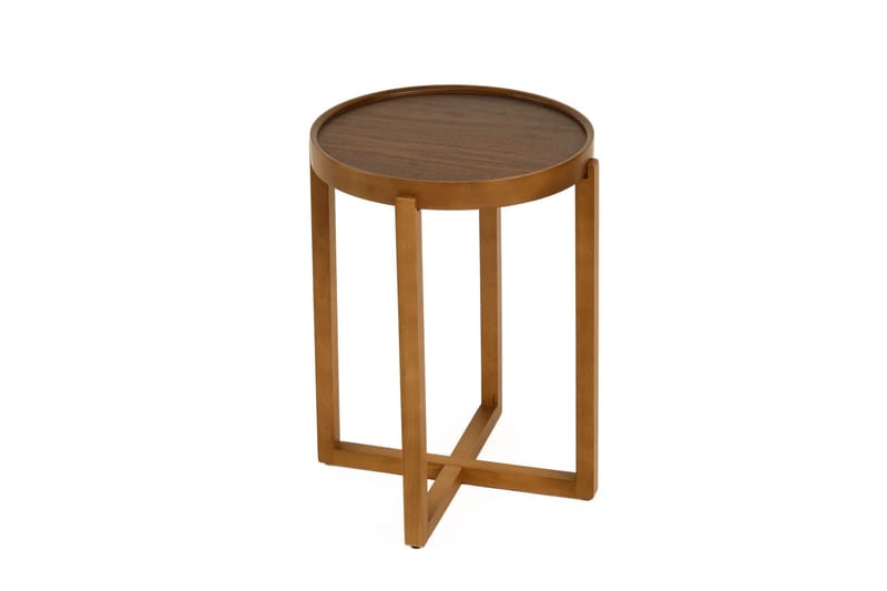 Babilas Satsbord (3 delar) 45x55x45 cm - Valnöt - Möbler - Vardagsrum - Soffbord & vardagsrumsbord - Satsbord