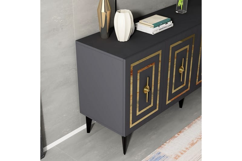 Barriet Konsollbord 150 cm - Antracit - Möbler - Vardagsrum - Soffbord & vardagsrumsbord - Avlastningsbord & konsolbord