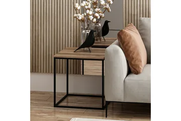 Basak Sidobord 52 cm - Valnöt - Möbler - Vardagsrum - Soffbord & vardagsrumsbord - Brickbord
